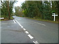 Looking north on Broadbridge Heath Road from Byfleets Lane