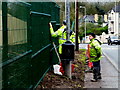 H4672 : Security fence replacement along Hospital Road, Omagh by Kenneth  Allen