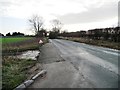 SE4834 : Flood warning, Coldhill Lane by Christine Johnstone