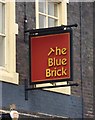 The Blue Brick (2) - sign, 153 Dudley Road, Brierley Hill, Dudley