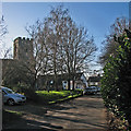 Oakington: High Street in January