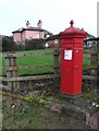 Unusual Victorian postbox in Budby