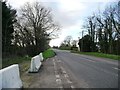 Fenton Lane, between two 8 metre spot heights