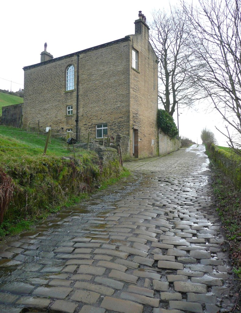 Mill Lane at Peel House Lodge, Warley © Humphrey Bolton :: Geograph ...