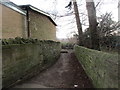 Footpath below the churchyard, Handsworth