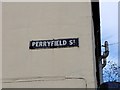 Vintage street nameplate, Perryfield Street, Maidstone