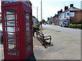 Phone box on Crewe Road in Wheelock