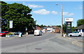 Crewe Road in the village of Wheelock