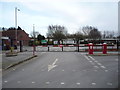 Entrance to holiday village, South Sands