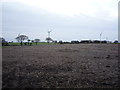 Farmland and wind turbines, Carnaby Moor