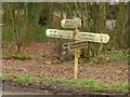 Fingerpost, Barnsdale Avenue at Exton Lane