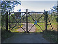 Gates to former Clint Hill Quarry