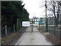 Entrance to sewage works