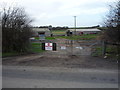 Gated farm track, Broadacres Farm