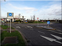 O1040 : Roundabout on Cappagh Road by Ian Paterson