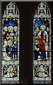 Stained glass window, St Nicholas