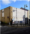 Derelict corner property lease for sale in Brynmawr town centre