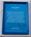 The Blue Boar (3) - information board, 28 Market Square, Witney, Oxon