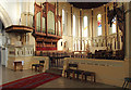 Holy Trinity, South Woodford - Organ & pulpit