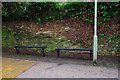 Two bench seats in Crown Lane, Witney, Oxon