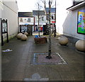 Public area in Brynmawr town centre