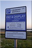 NT4477 : Parking charges, Longniddry Bents No.3 by Richard Webb