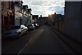 Sun setting over the houses of Covent Garden