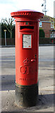 TA1767 : George V postbox outside Quay Road Post Office by JThomas