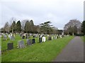 Part of Exeter Higher Cemetery