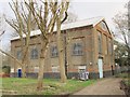 Underground (tube) electricity building, Glebe Avenue