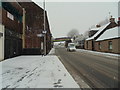 Auchinleck Main Street in the snow