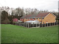 Houses between the embankments