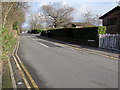 Heath Halt Road towards two railway stations, Cardiff