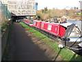 Waxwing, narrowboat moored in Brentford Lock basin