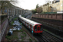 TQ2478 : Departing From West Kensington by Peter Trimming
