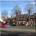 TL2433 : Baldock: High Street and The Cock by John Sutton