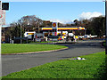 Filling station on the A5 road