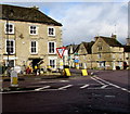 Give Way sign at crossroads in Tetbury