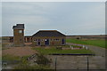 Car park and toilet block