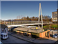 SD4806 : Skelmersdale, McDonald's and the Concourse Bridge by David Dixon