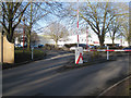 Approach to private sports centre, Abbey Road, Whitley, Coventry