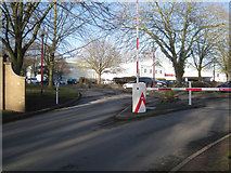 SP3476 : Approach to private sports centre, Abbey Road, Whitley, Coventry by Robin Stott
