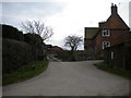 Entrance to farmyard, Bridle Road Farm, Halloughton