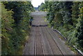 Railway line towards Coventry