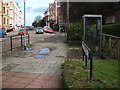 Telephone box on Prince of Wales Terrace, Scarborough