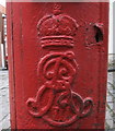 Edward VII postbox on Longwestgate, Scarborough