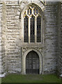 West tower door