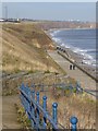 The way down to Seaham Promenade