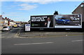 JCDecaux advertising hoardings, Somerton Road, Newport