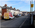 Virgin Media van in Frobisher Road, Newport